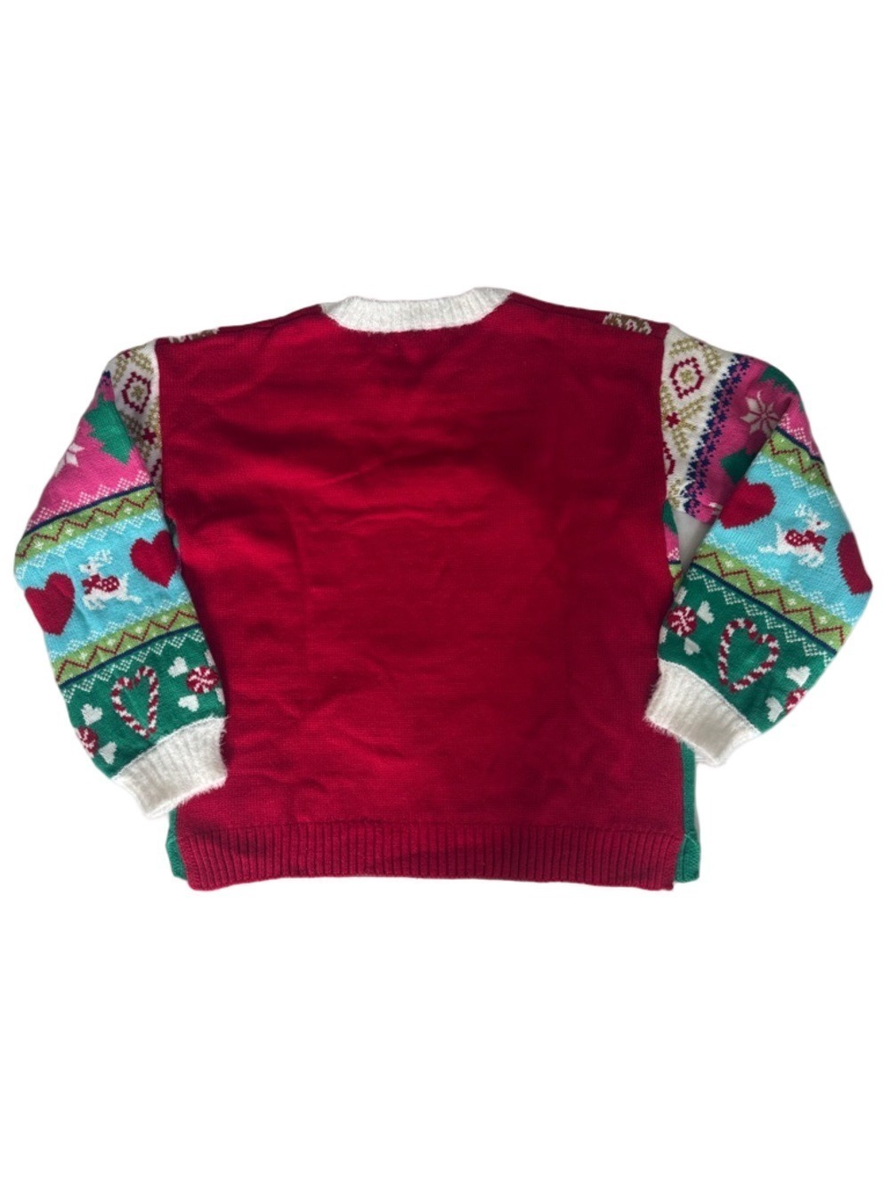 Christmas Holiday Pugmas Sweater Long Sleeves Knit Pug Dog Size Medium - Picture 13 of 17